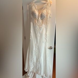 Hilda Ivory Embellished Wedding Dress